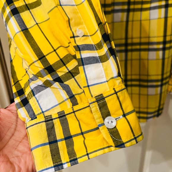 RALPH LAUREN Woman’s Plaid Cotton Twill Point Collar Long Sleeve Shirt 1X RLR - Picture 4 of 7